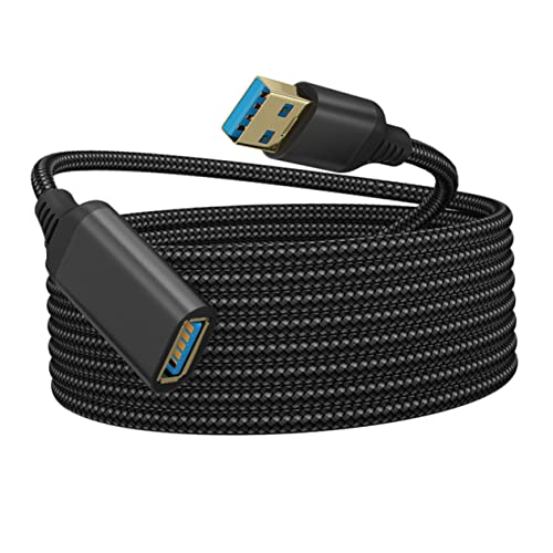 CAXUSD Nylon Geflochtenes USB Verlängerungskabel Für Hochgeschwindigkeitsdatenübertragung Für USB-Sticks Externe Und von CAXUSD