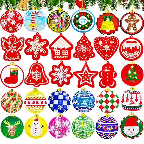 CAYUDEN Diamond Painting Weihnachtsan Hänger, 30pcs 5D Weihnachten Diamant Painting Bilder Kinder DIY Diamond Painting Kinder Weihnachten Diamant Malerei Aufkleber Kit für Mitgebsel Christmas Pendant CAYUDEN Diamond Painting Weihnachtsan Hänger, 30pcs 5D Weihnachten Diamant Painting Bilder Kinder DIY Diamond Painting Kinder Weihnachten Diamant Malerei Aufkleber Kit für Mitgebsel Christmas Pendant von CAYUDEN