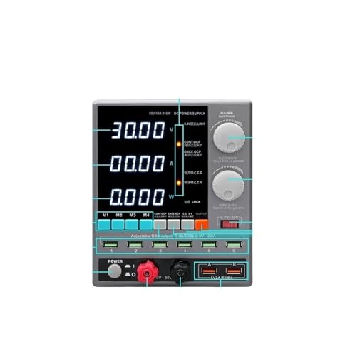 CAYUND 3005d 30 V Schwarz 110 V 220 V bis 5 V Netzteil AC- und DC-Netzteil von CAYUND