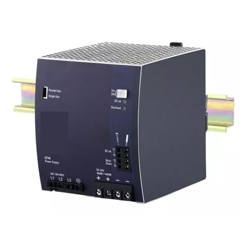 CAYUND Hutschienen-Netzteil for 3-phasige QT40.241 DC-Ausgang 24-28 Vdc 40-34,3 A 960 W Eingang AC 380-480 V (-15%/+10%) von CAYUND