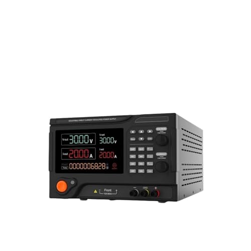 CAYUND Programmierbares DC 30V einstellbares 20A Labornetzteil 4-stelliges Gleichstromnetzteil (Size : 60V 50A 10mV 10mA) von CAYUND