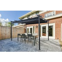 Pergola Mira 400S300 Anthrazit Freistehend von CAZEBOO