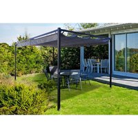 Pergola Noosa 400S300 Hellgrau Freistehend von CAZEBOO