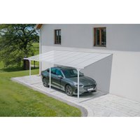 Terrassenüberdachung Carport kleo 500L300 Aluminium Weiß von CAZEBOO