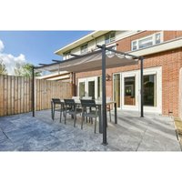 Pergola Mira 400S300 Beige Freistehend von CAZEBOO