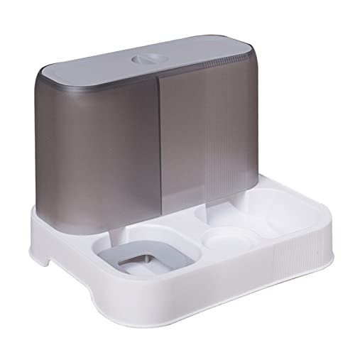 2-in-1-Futterspender für Hunde, Futter-/Wassernapf, Doppelbedarf, Haustier-Futterstation, auslaufsicher, Futterschalen für Indoor-Katzen 2-in-1-Futterspender für Hunde, Futter-/Wassernapf, Doppelbedarf, Haustier-Futterstation, auslaufsicher, Futterschalen für Indoor-Katzen von CAZSTYK