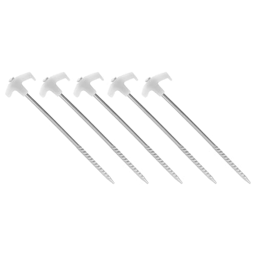 5 x Outdoor-Erdspieße, Campinganker, Heringe mit leuchtendem Kopf, Zelt, strapazierfähig, Strand-Heringe, Vordächer, leuchtend, Camping 5 x Outdoor-Erdspieße, Campinganker, Heringe mit leuchtendem Kopf, Zelt, strapazierfähig, Strand-Heringe, Vordächer, leuchtend, Camping von CAZSTYK