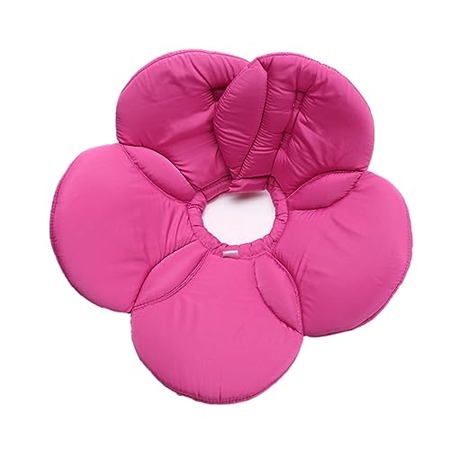 Bequemes Schutzhalsband für Haustiere, Beiß- und Werkzeug, bunte Blumenform, Elizabeth von CAZSTYK