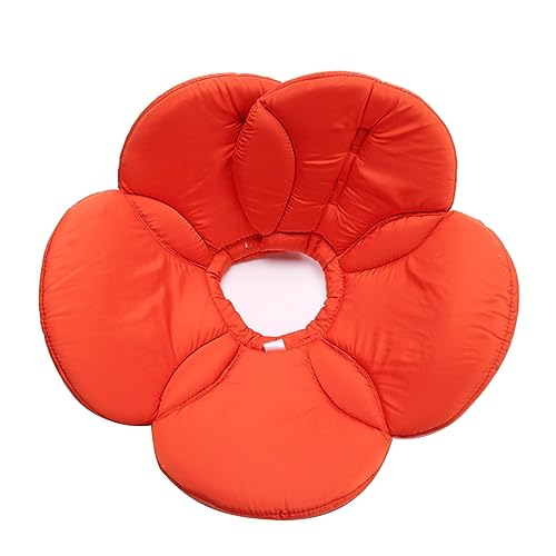Bequemes Schutzhalsband für Haustiere, Beiß- und Werkzeug, bunte Blumenform, Elizabeth von CAZSTYK