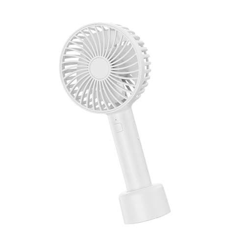 CAZSTYK Handventilator, 1200 mAh, tragbarer USB-wiederaufladbarer Schreibtischventilator mit Sockel für drinnen und draußen, Reisen, Studenten, Kühlgerät, USB-wiederaufladbarer Ventilator CAZSTYK Handventilator, 1200 mAh, tragbarer USB-wiederaufladbarer Schreibtischventilator mit Sockel für drinnen und draußen, Reisen, Studenten, Kühlgerät, USB-wiederaufladbarer Ventilator von CAZSTYK