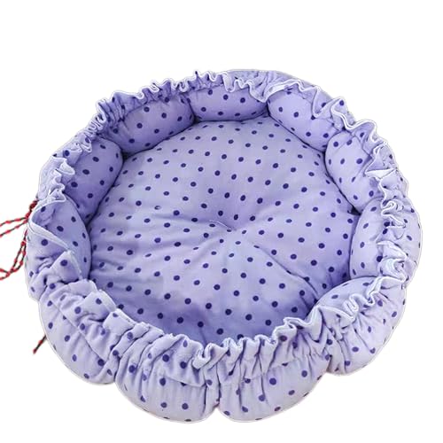 CAZSTYK Rundes Hunde-Winterhaus mit Kordelzug, Haustiermatte für Kätzchen, Welpen, Sofa, Plüsch-Sofa CAZSTYK Rundes Hunde-Winterhaus mit Kordelzug, Haustiermatte für Kätzchen, Welpen, Sofa, Plüsch-Sofa von CAZSTYK