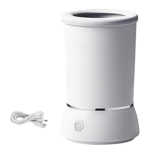 CAZSTYK Wiederaufladbarer Hundepfoten-Reinigungsbecher, automatische elektrische Waschmaschine, sanfte Silikonbürsten, Design, Pfoten-Unterlegscheibe für kleine Hunde von CAZSTYK