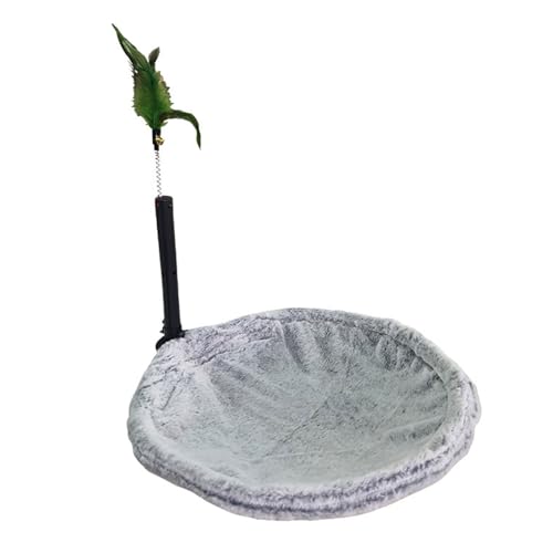 Ergonomisches Katzenbett für den Schreibtisch, verstellbarer Stahlrahmen, Stoff, platzsparend, Schreibtisch, Haustier-Hängematte, ergonomisches Katzenbett von CAZSTYK