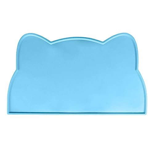 Futternapf-Matte aus Silikon, rutschfest, wasserdicht, Kopfform Futternapf-Matte aus Silikon, rutschfest, wasserdicht, Kopfform von CAZSTYK