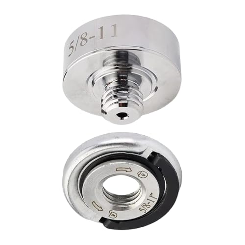 Stahl 5/8-Zoll-11 Schleifwellen-Adapter-Set inkl. Sicherungsmutter sichere Klemmplatte für X-Winkeladapter Stahl 5/8-Zoll-11 Schleifwellen-Adapter-Set inkl. Sicherungsmutter sichere Klemmplatte für X-Winkeladapter von CAZSTYK