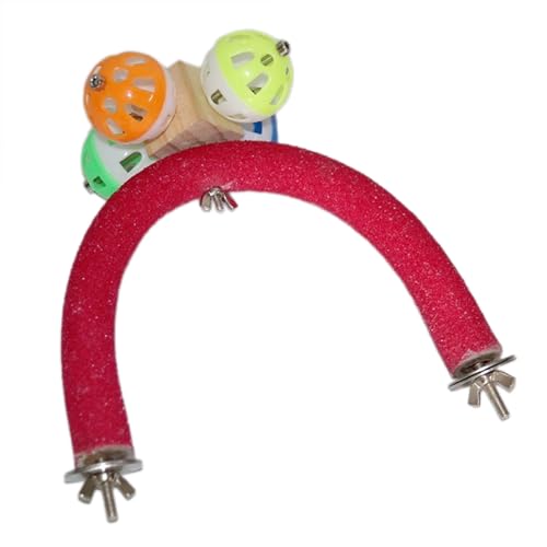 Vogelkäfig-Sitzstange für Vögel, einfach zu installieren, stehend, Papageienkäfig, Zubehör für Sittiche, Lovebirds Kakadus, Vogelspielzeug Vogelkäfig-Sitzstange für Vögel, einfach zu installieren, stehend, Papageienkäfig, Zubehör für Sittiche, Lovebirds Kakadus, Vogelspielzeug von CAZSTYK