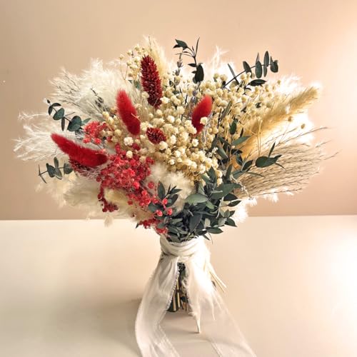Natürliche Pampasgras Deko 80 Stück Trockenblumen mit Eukalyptus und Bunny Tails ideal für Boho Wohnzimmer Schlafzimmer und Esszimmerdeko Pampasgras Getrocknete Sträuße für Vasen und Hochzeiten Boho Natürliche Pampasgras Deko 80 Stück Trockenblumen mit Eukalyptus und Bunny Tails ideal für Boho Wohnzimmer Schlafzimmer und Esszimmerdeko Pampasgras Getrocknete Sträuße für Vasen und Hochzeiten Boho von CAwished