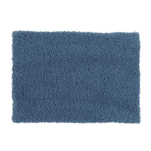 CB Home & Style Badematte Badteppich Badvorleger flauschig Duschmatte Duschteppich Antirutschmatte Badewannenmatte (Blau, 40x60cm) von CB Home & Style