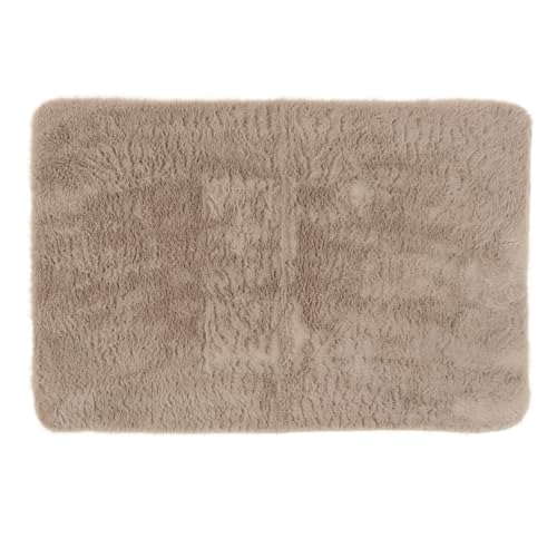 CB Home & Style Badteppich flauschig Fellteppich Dekofell (Taupe, 60x90cm) von CB Home & Style