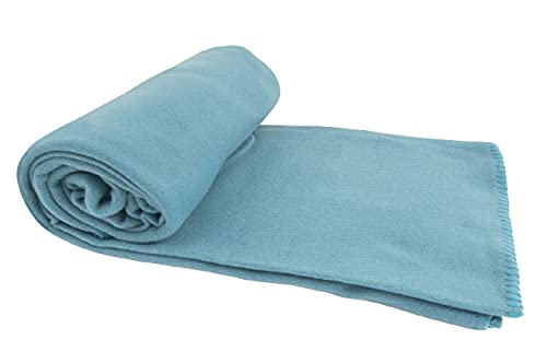 CB Home & Style Fleecedecke Decke 130 x 170 cm Kuscheldecke (Blaugrün) von CB Home & Style