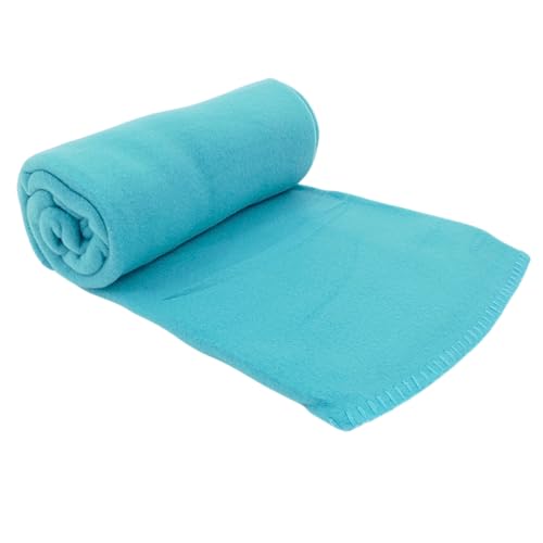 CB Home & Style Fleecedecke Uni 130 x 170 cm Aqua von CB Home & Style