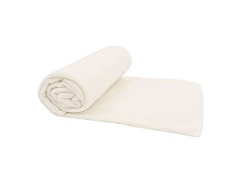 CB Home & Style Fleecedecke Uni 130 x 170 cm Creme von CB Home & Style