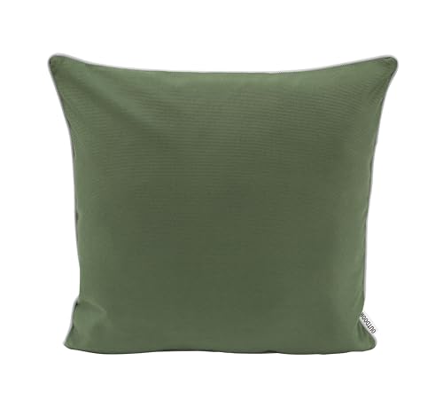 CB Home & Style Outdoor Garten Kissen XXL Lounge Deko Uni Wasserabweisend 60 x 60 cm (Olive) von CB Home & Style