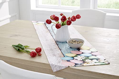 Tischdecke Tischläufer Frühling Ostern Tischläufer Frühling Schmetterlinge (40 x 150 cm, Ostern2) von CB Home & Style