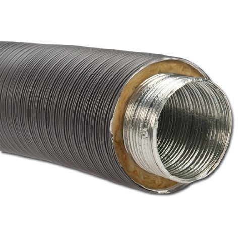 Isoliertes Flexrohr 0,75m mit einem Ø100mm grau Isoliertes Flexrohr 0,75m mit einem Ø100mm grau von CB-Tec