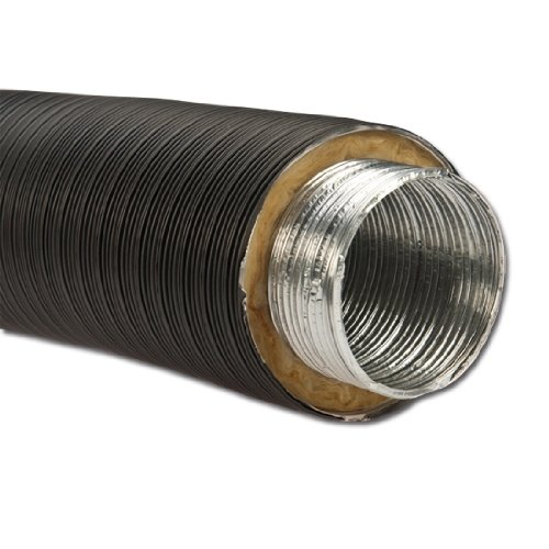 CB-Tec Isoliertes Aluflexrohr, Schwarz, Aluminium, Flexibles Rohr, 80 cm, DN 80 mm, 5-lagig, 87.2 mm Außendurchmesser, 1.6 mm Wandstärke, 1 Stück CB-Tec Isoliertes Aluflexrohr, Schwarz, Aluminium, Flexibles Rohr, 80 cm, DN 80 mm, 5-lagig, 87.2 mm Außendurchmesser, 1.6 mm Wandstärke, 1 Stück von CB-Tec