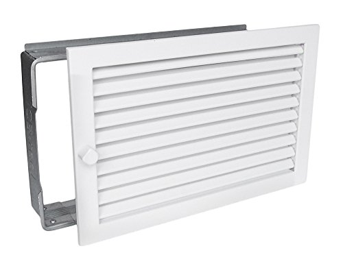 Warmluftgitter WG 3523 W Weiss 350 x 230 mm mit Einbaurahmen Warmluftgitter WG 3523 W Weiss 350 x 230 mm mit Einbaurahmen von CB-Tec