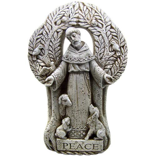 Needzo Religious Gift Saint ST Francis Patron of Animals Peace Tree Figur Garten Home Statue von CB