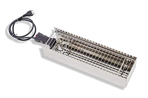 CBE Haushaltsgeräte 9010100ss Elektrische Grillpfanne, 1800 Watt, Stahl von CBE Elettrodomestici