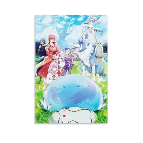 CBEJFGTX Anime, That Time I Got Reincarnated As A Slime Poster Dekorative Malerei Leinwand Wandkunst Wohnzimmer Poster Schlafzimmer Malerei 12x18inch(30x45cm) von CBEJFGTX