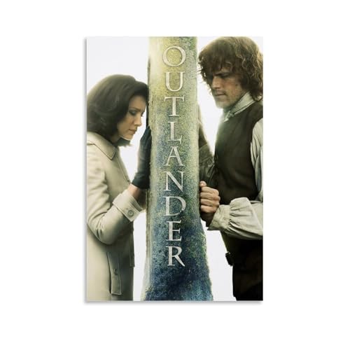 CBEJFGTX Outlander Cinematic Art Fans Poster Dekorative Malerei Leinwand Wandkunst Wohnzimmer Poster Schlafzimmer Malerei 24x36inch(60x90cm) von CBEJFGTX