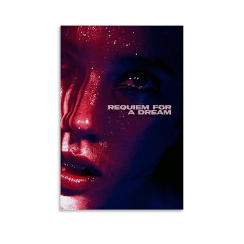 CBEJFGTX Requiem for A Dream Movies Poster Dekorative Malerei Leinwand Wandkunst Wohnzimmer Poster Schlafzimmer Malerei 12x18inch(30x45cm) von CBEJFGTX