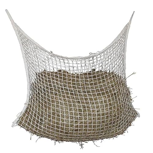 Heu-Futtertasche for Pferde, Netz for langsames Füttern von Pferden, Reise-Stalltasche, Heu-Eimer for Pferde, for Füttern und Verwalten von Haustierpferden, zur Reduzierung von Abfall(160x100cm) von CBFGGOEUDFBS