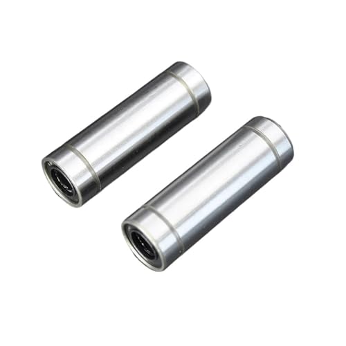 CBFMFVFROR 10 Stück LM6LUU LM8LUU LM10LUU LM12LUU Linearlager 4 mm 5 6 8 12 Erweitertes Kugellager passend for CNC-Teile 3D-Druckerlager(LM10LUU 10x19x55) von CBFMFVFROR