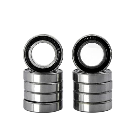 CBFMFVFROR 10 stücke 6801 2RS ZZ 12x21x5mm 6801RS 6801Z DDU 2Z Innen Durchmesser 12 mm Chrom Stahl tiefe Nut Bikes Fahrräder Kugellager(6801 ZZ Premium) von CBFMFVFROR
