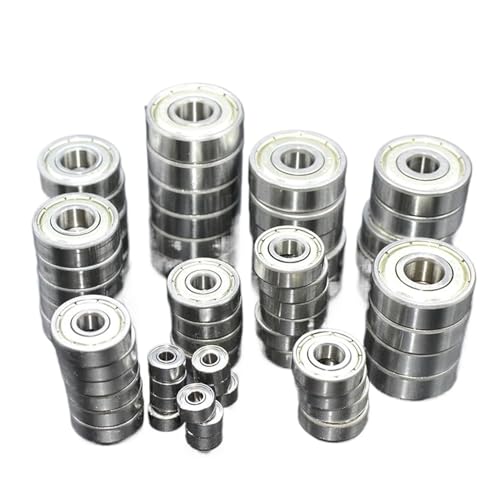 CBFMFVFROR 10 stücke Kleine Lager Innen Durchmesser 2mm 3mm 4mm 5mm 6mm 7mm 8mm 9mm 10mm 3x7x3 5x10x4 5x11x4 8x22x7 10x15x4mm Miniatur Lager(4x12x4mm) von CBFMFVFROR