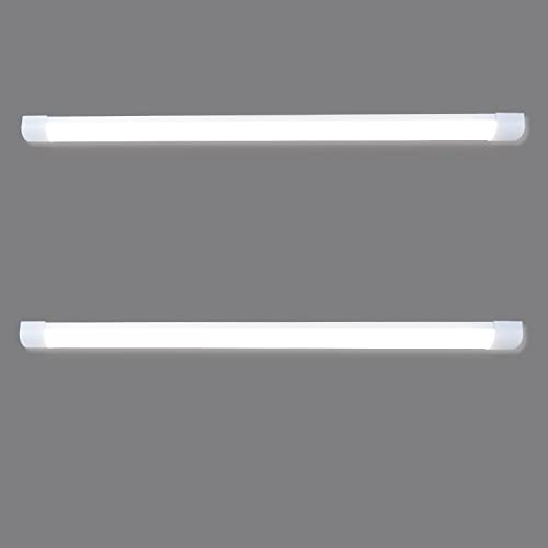 CBJKTX 2ER LED Deckenleuchte 120CM Deckenlampe - 36W 3850LM Werkstattlampe Kellerlampe Flach Neutralweiß 4000K Küchenlampe Energiesparen Röhre Abstrahlwinkel 180 ° für Garage Küche Warenhaus Keller von CBJKTX