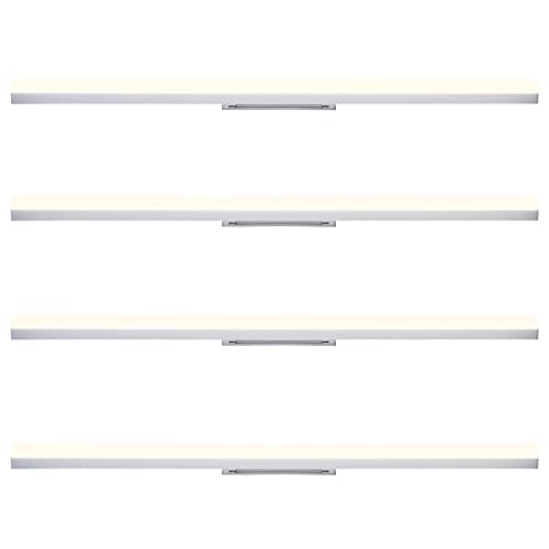 CBJKTX 4ER LED Deckenleuchte Deckenlampe Tageslicht - 90CM Tageslichtlampe Weiß Küchenlampe: 4000K 3240LM LED Lampe Innen für Küche Wohnzimmer Schlafzimmer Esszimmer Balkon Flur Garage Keller - 36W von CBJKTX