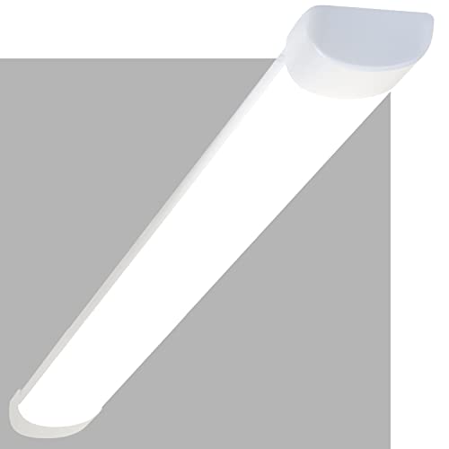 CBJKTX LED Deckenleuchte 120CM Deckenlampe - 36W Werkstattlampe Kellerlampe Flach Neutralweiß 4000K Küchenlampe Energiesparen Röhre Abstrahlwinkel 180 ° für Garage Küche Warenhaus Büro Keller von CBJKTX
