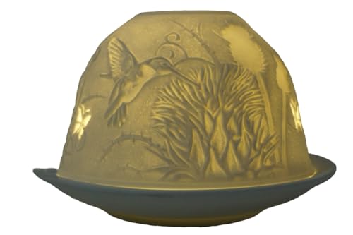 CBK-MS Dome Light Wiese mit Kolibri und Schmetterlinge Teelicht Windlicht Teelicht Halter CBK-MS Dome Light Wiese mit Kolibri und Schmetterlinge Teelicht Windlicht Teelicht Halter von CBK-MS