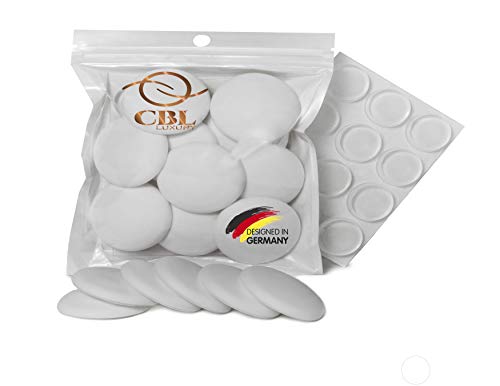 CBL LUXURY® 2-in-1 Wandschutz Wunder [22er Set] - Innovative Premium Türstopper inkl. transparente Türpuffer für das Optimum an Schutz und Eleganz von CBL LUXURY