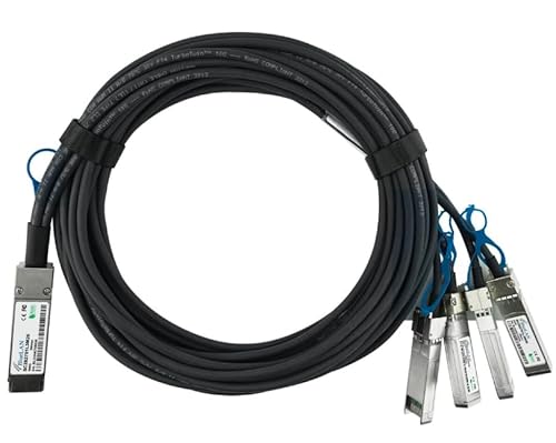 CBO Infinera QSFP28-4SFP28-DAC-3M kompatibles BlueLAN QSFP28 DAC SC282701L3M26 (Q28-4S28-DAC-3M-IA-BL) Marke von CBO
