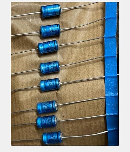 CBQZCHWDKT 10PCS axial Copper Foot Aluminum electrolytic Capacitor 25v47uf 6X10 von CBQZCHWDKT