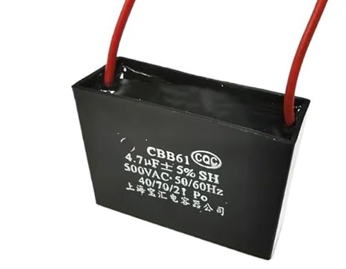 CBQZCHWDKT 1pc CBB61 Start Capacitance 4.7uF 500V 50/60Hz for Fan Range Hood von CBQZCHWDKT
