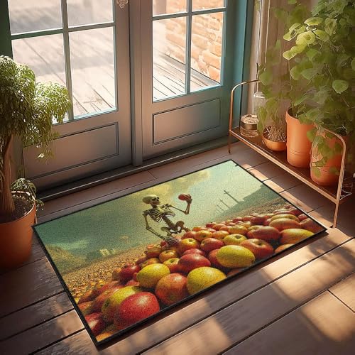 Fußmatte mit lustigem Text, Eingangsdaten können unangemessene Inhalte enthalten, Fußmatte, Badezimmerteppich-Set, lustige Outdoor-Dekoration (40 x 60 cm) von CBRT