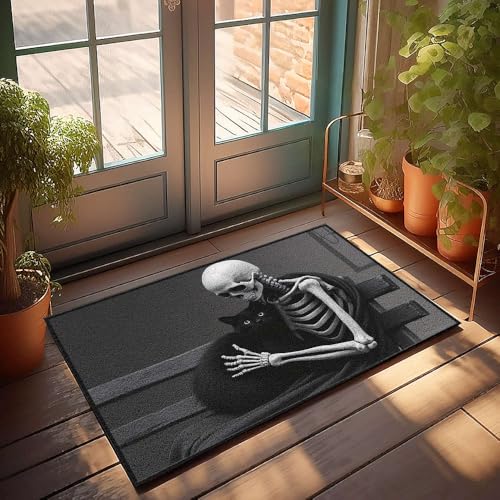 Fußmatte mit lustigem Text, Eingangsdaten können unangemessene Inhalte enthalten, Fußmatte, Badezimmerteppich-Set, lustige Outdoor-Dekoration (50 x 80 cm) von CBRT